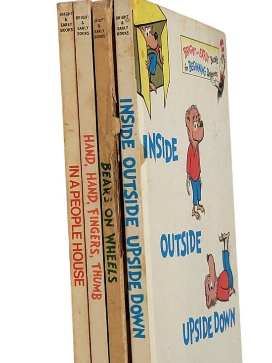 Other - Bernstain Bears Dr. Seuss Book Lot Inside Outside Upside Down Bears on Wheels In
